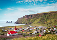 De Reykjavík, chute d'eau de la côte sud, visite de sable noir et de glace - Hizvo