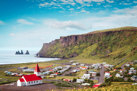 Da Reykjavík, costa sud: cascate, sabbia nera e ghiaccio