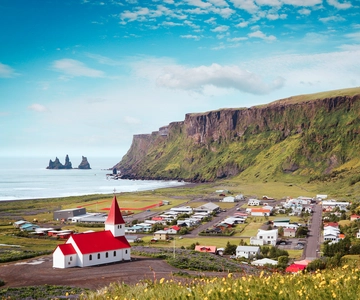 From Reykjavík: South Coast Waterfall, Black Sand & Ice tour