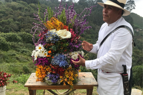 Medellin : Visite privée de la ferme de fleurs de Santa Elena et de Silletero