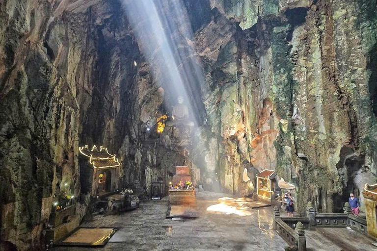 Hoi An: Golden Bridge & Marble Mountains Private Day Trip