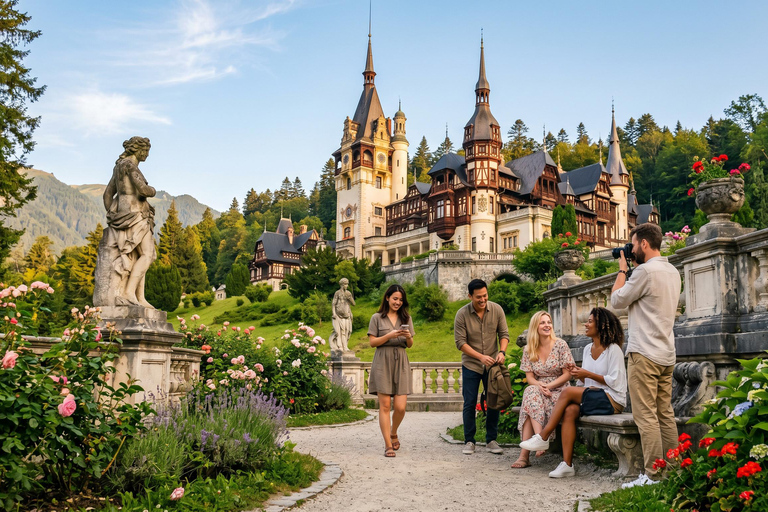 Bucharest : Dracula’s Castle, Peles Castle & Medieval Brasov Audio guide in +24 languages