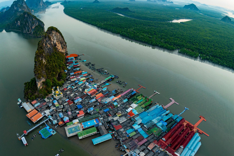 Krabi : excursion sur l&#039;île de James Bond et à Phang Nga en bateau à longue queueTour en bateau à longue queue dans la baie de Phang Nga