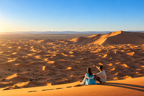 From Fes: 3-Day Sahara Tour to Marrakech, 2 Desert Nights Option 2 — Luxury Desert Camp