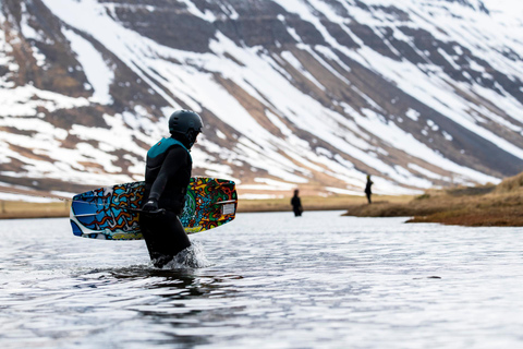 From Isafjordur: Wakeboarding and Hiking Day Trip
