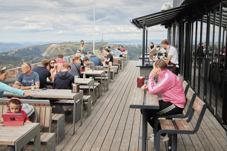 Bergen: bilet na kolejkę linową Ulriken w obie strony