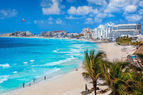 Navette privée de l'aéroport de Cancun aux hôtels de Cancun