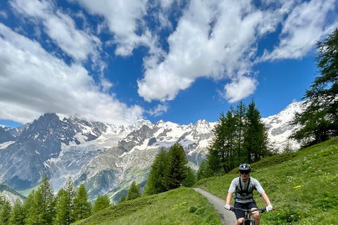 Courmayeur: E-Bike Guided Tour Val Veny, Val Ferret