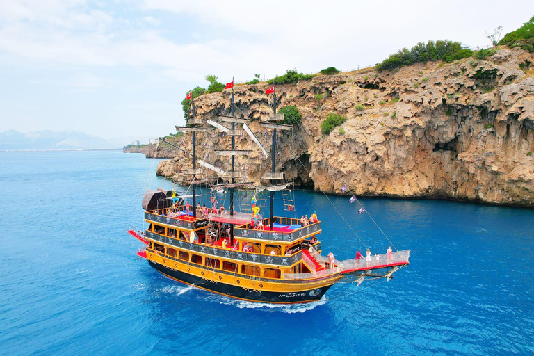 Antalya: Full-Day Lara Pirate Boat Trip w/Lunch and Transfer Tour without Hotel Transfer