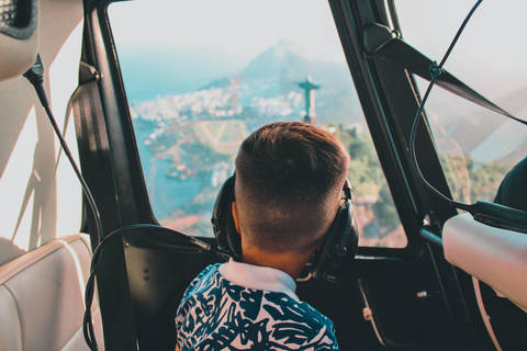 Rio de Janeiro: Passeio de helicóptero pelo Cristo Redentor Tour Compartilhado de 20 minutos