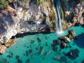 Nerja: Free Kayak Route along the cliffs of Nerja and Maro
