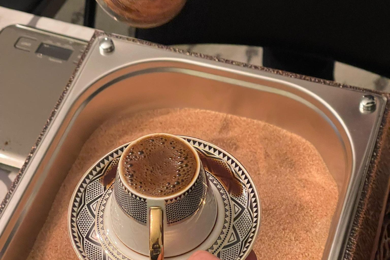 Philadelphie : atelier de préparation du café turc sur sablePhiladelphie : Atelier de préparation du café turc sur sable