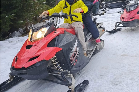 Brașov: Snowmobile Adventure with Hotel Pickup