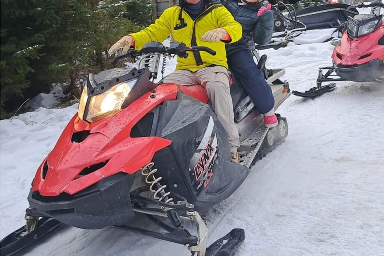 Brașov: Snowmobile Adventure with Hotel Pickup