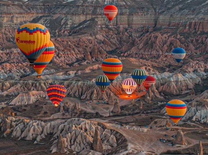 Cappadocië: 1 van 3 Valleien Luchtballonvaart