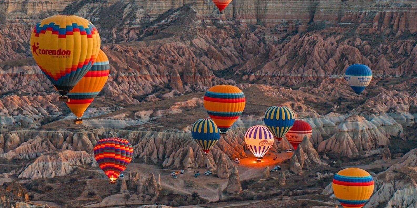 Desktop Wallpapers Turkey balloon (aeronautics) Cappadocia 1600x1200