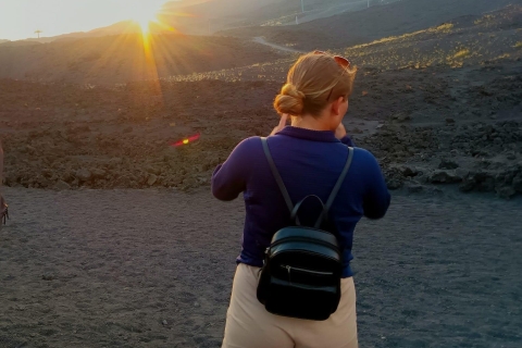 Vanuit Taormina: excursie naar de Etna bij zonsondergangTour in het Frans