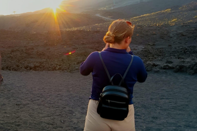 Z Taorminy: Wycieczka o zachodzie słońca na EtnęHiszpańska wycieczka