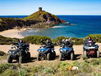 Bosa: Coast and Country Guided Quad Bike Tour