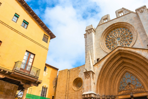 Tarragona: Private Guided Tour with Your Mobile Phone Tarragona: The Code of Augustus and the Fleet of Tarraco with Kit and Live Guide