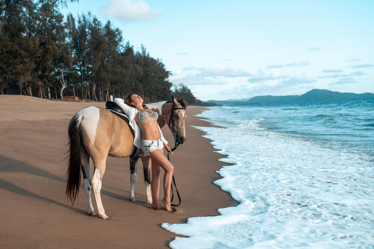 St. Lucia: Private Beach Horseback Ride With Picnic & Wine