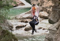 Bovec, Canyon Učja — Le plus long parc de la Zipline en Europe - Hizvo