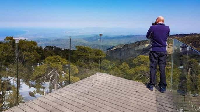 Troodos-Olimpo: aceite de oliva, montañas y el pueblo de Laneia