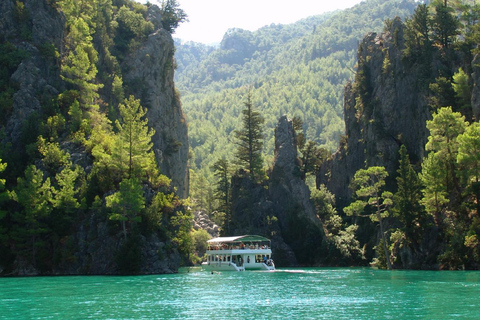 Antalya: Green Canyon Boat Tour with Lunch and Transfers