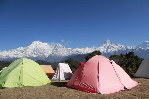 Pokhara: Una noche de acampada, estancia en el campamento australiano