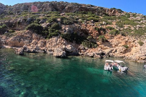 Chania: Boat Rental Almyrida Half day trip