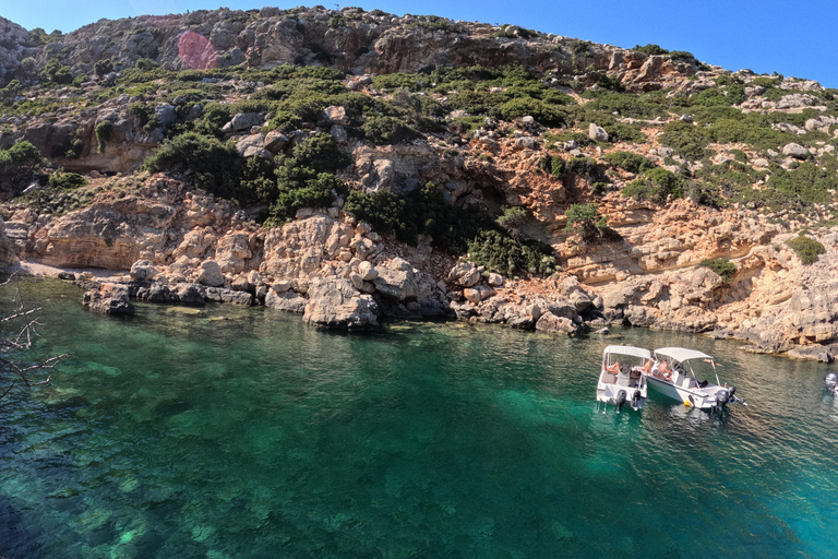 Chania: Boat Rental Almyrida Half day trip