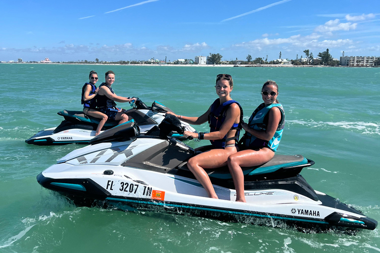 St. Pete: Guided Jet Ski Tour with Island Hopping