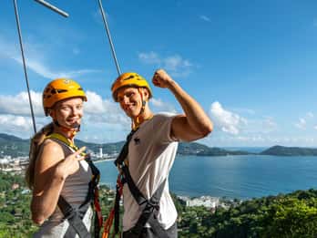 Phuket : Erawan Patong Zeezicht Zipline