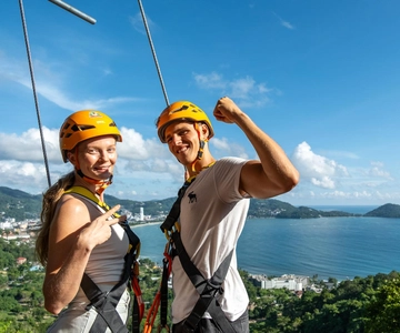 Phuket : Erawan Patong Zeezicht Zipline