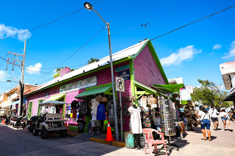 Cancun : Excursion en voiturette de golf à Isla Mujeres, Open Bar et déjeuner