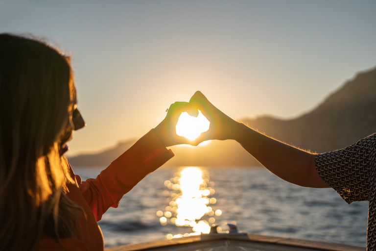 Positano: experiência privada de barco ao pôr do sol