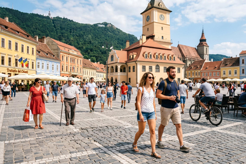 Dracula Castle, Peles Castle and Brașov Day Trip Bucharest COACH TOUR Audio guide in 24 languages