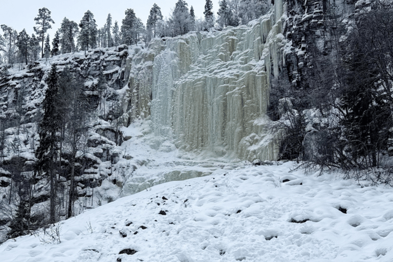 Rovaniemi: Korouoma Frozen Waterfall Hike with BBQ