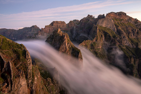 Madeira: Pico Arieiro to Pico Ruivo Guided Hiking Tour Pickup Ponta do Sol