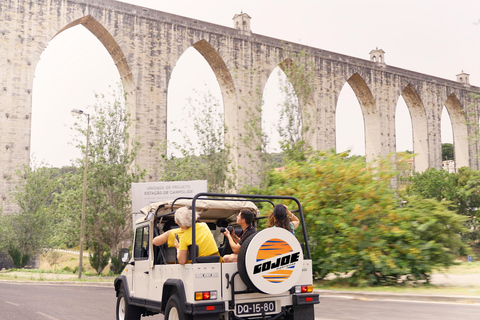 Mezza giornata a LISBONA in una jeep d&#039;epoca con degustazioni di cibo e bevande