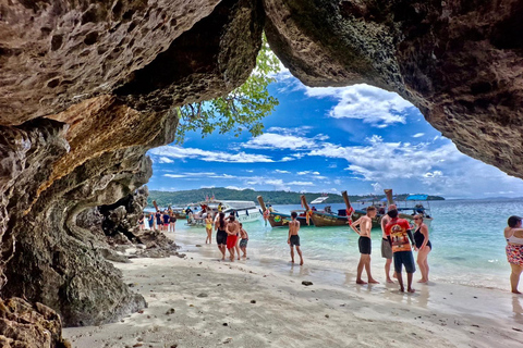 Krabi: Early Bird Phi Phi, Maya & 4 Islands Speedboat Tour
