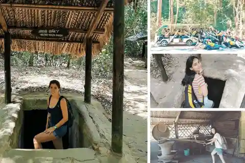 Cu Chi Tunnels and Cao Dai Temple and Black Virgin Mountian