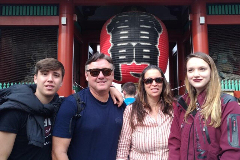 Tokyo: Guided Walking Tour with Wagashi Making Class