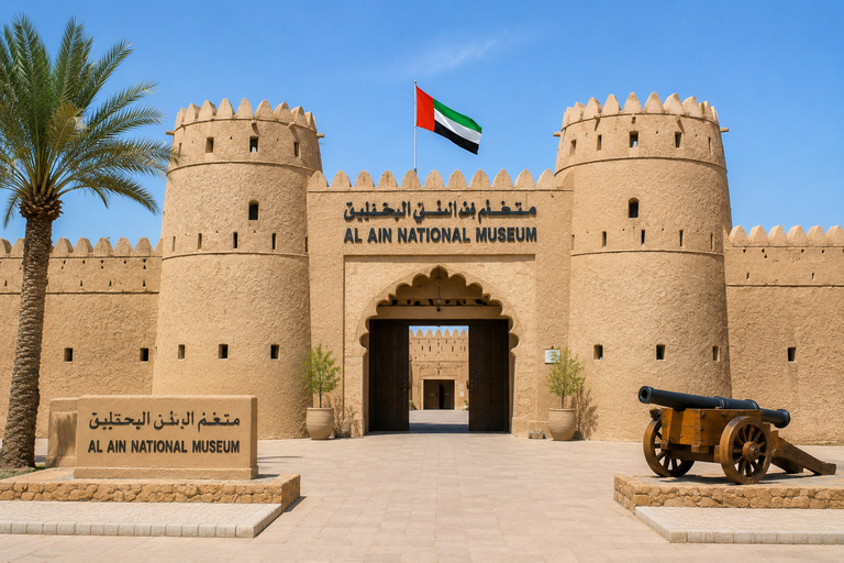 From Dubai: Al Ain Private Guided Tour From Dubai:VIP evening desert tour withcamp & entertainment