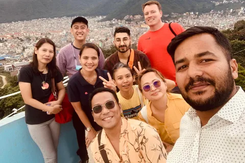 Alba di Nagarkot con 7 tour privati del patrimonio mondiale dell'UNESCO