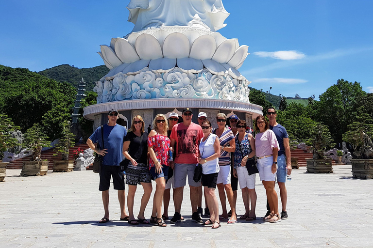 Excursão particular às montanhas de mármore e ao templo de Linh Ung