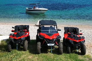 Hvar: Quad and Buggy Adventure with Speedboat to Brač