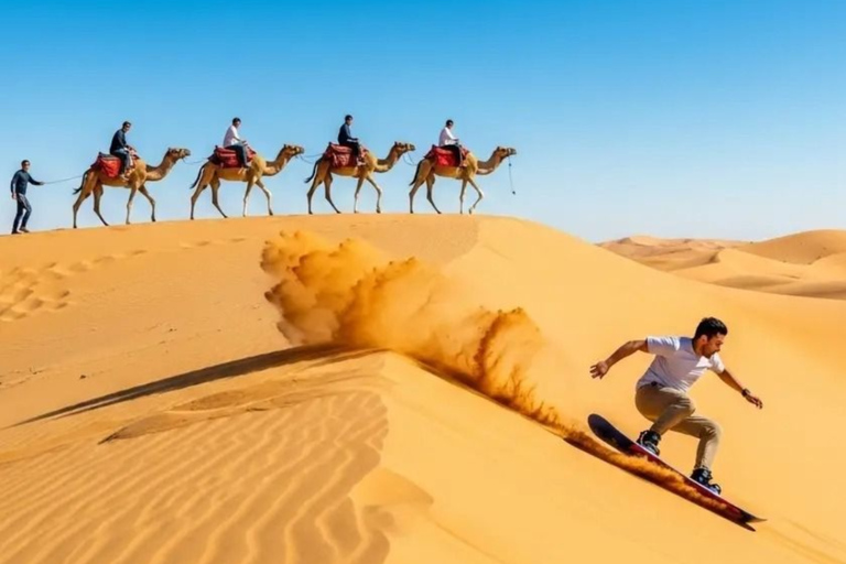 Dubai: Desert Safari with Quad Bike, Camel Ride & BBQ, Shows