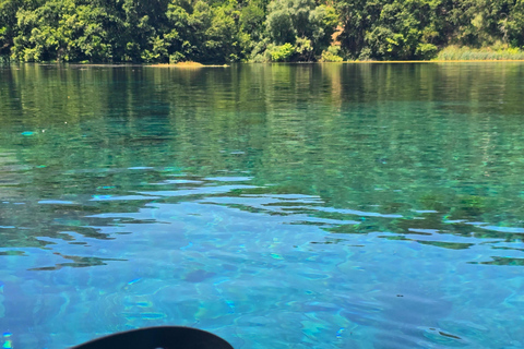 Sarande: Blue Eye Kayak Walking tour & Lekuresi Castle NO KAYAK,Blue Eye Basic Visit – Transport & Free Time