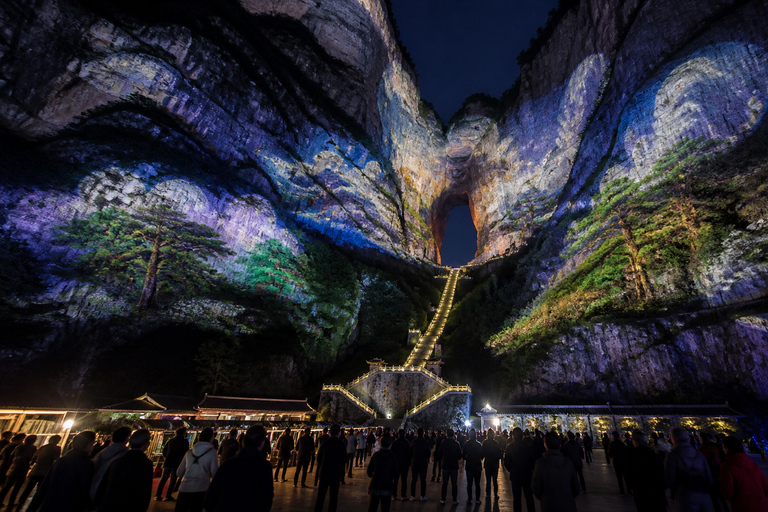 Tianmen Mountain: E-Ticket & Multilingual Guide Options Route A: City Cableway Up & Express Cableway Down